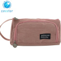 2 Openings Pencil Pen Case Bag Pouch Holder School Supplies for Middle High School Office College